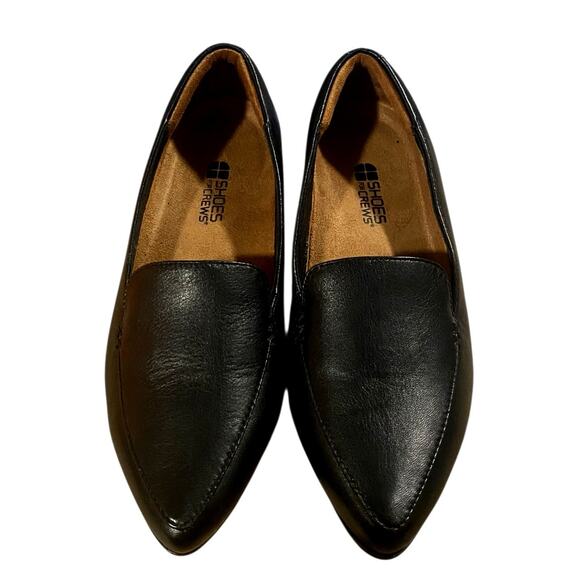 Shoes For Crews Womens 6 Work Loafer Black Leather Non Slip Comfort Shoes - Picture 5 of 9